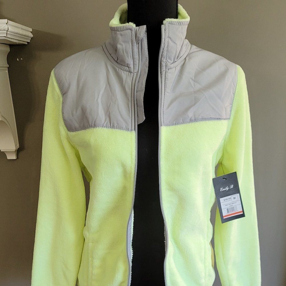 NEW w/ Tags Zippered Fleece Jacket